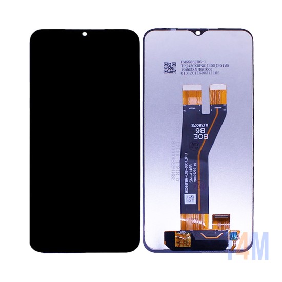 Touch+Display Samsung Galaxy A14/A146B Service Pack (Connector Grande) Negro